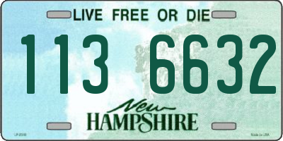 NH license plate 1136632