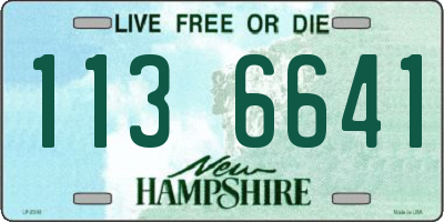 NH license plate 1136641