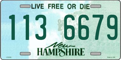 NH license plate 1136679