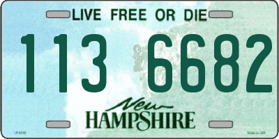 NH license plate 1136682