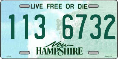 NH license plate 1136732