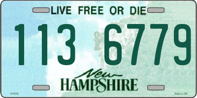 NH license plate 1136779