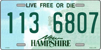 NH license plate 1136807