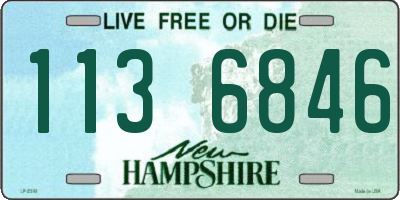 NH license plate 1136846