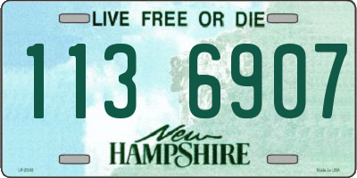 NH license plate 1136907