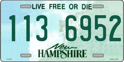 NH license plate 1136952