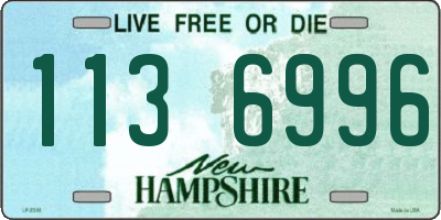 NH license plate 1136996