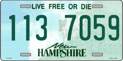 NH license plate 1137059