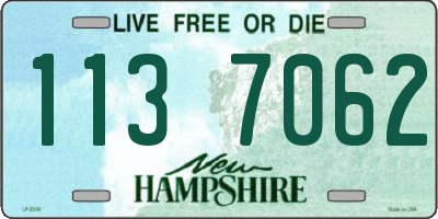 NH license plate 1137062