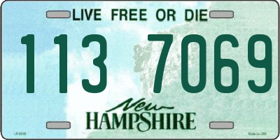 NH license plate 1137069