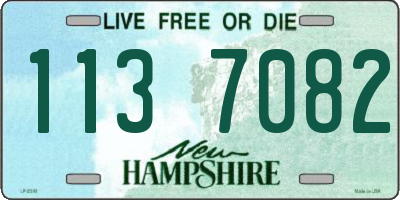 NH license plate 1137082