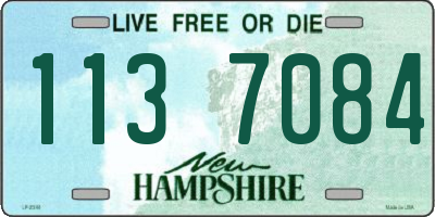 NH license plate 1137084