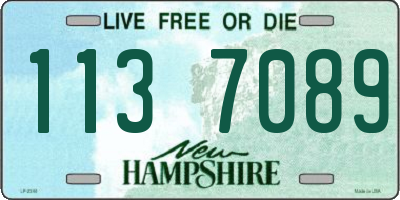 NH license plate 1137089
