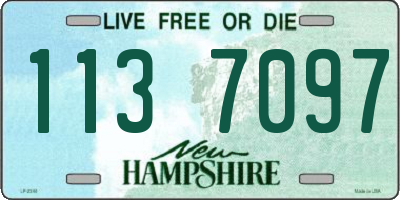 NH license plate 1137097