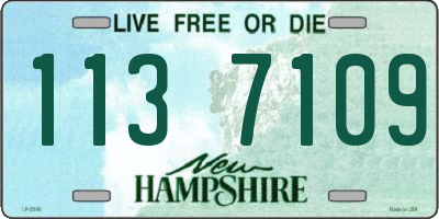 NH license plate 1137109