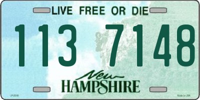 NH license plate 1137148