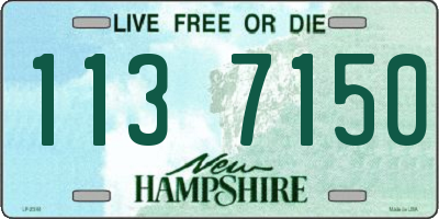 NH license plate 1137150