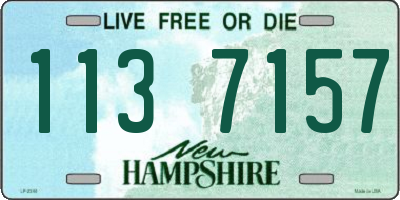 NH license plate 1137157
