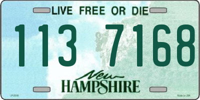 NH license plate 1137168