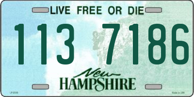 NH license plate 1137186