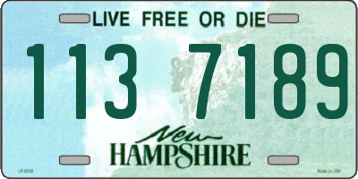 NH license plate 1137189