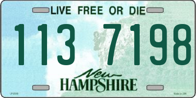 NH license plate 1137198