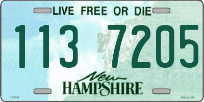 NH license plate 1137205