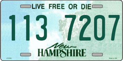 NH license plate 1137207