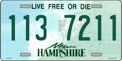 NH license plate 1137211