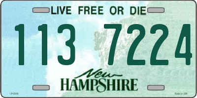 NH license plate 1137224