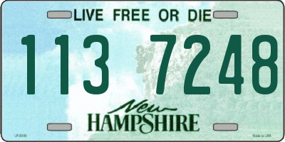 NH license plate 1137248