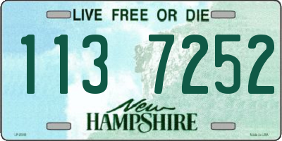 NH license plate 1137252