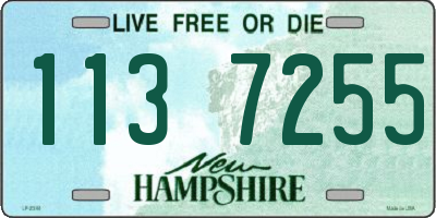 NH license plate 1137255