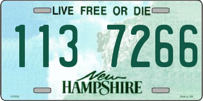 NH license plate 1137266