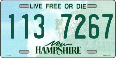 NH license plate 1137267