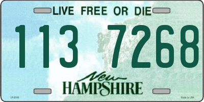 NH license plate 1137268