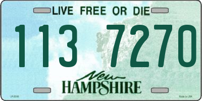 NH license plate 1137270