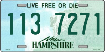 NH license plate 1137271