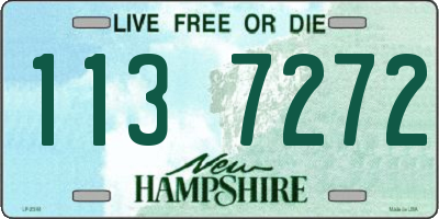NH license plate 1137272
