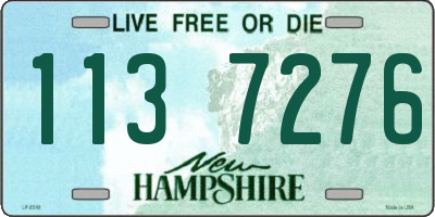 NH license plate 1137276