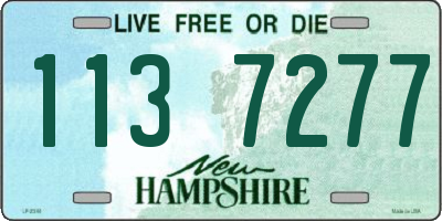 NH license plate 1137277