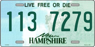 NH license plate 1137279