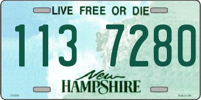 NH license plate 1137280