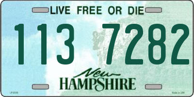 NH license plate 1137282