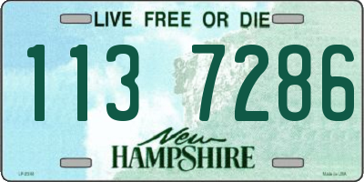 NH license plate 1137286