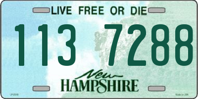 NH license plate 1137288