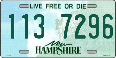 NH license plate 1137296