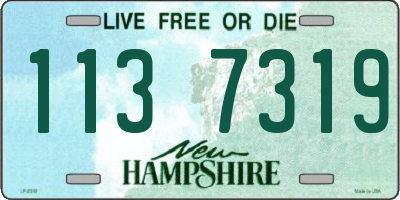NH license plate 1137319