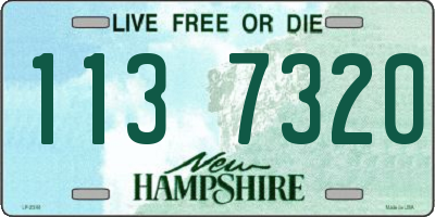NH license plate 1137320