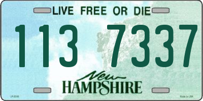 NH license plate 1137337